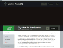 Tablet Screenshot of gigapanmagazine.org